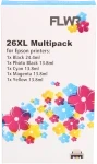 Epson 26XL Multipack 5-pack zwart en kleur Front box