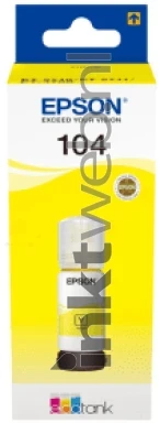Epson 104 geel Front box