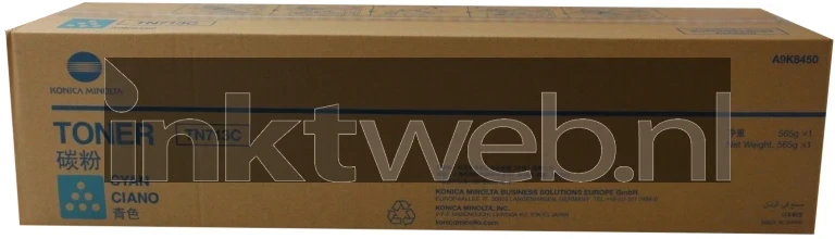 Konica Minolta TN-713 cyaan Front box