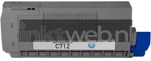 Huismerk Oki C612 cyaan (Huismerk (compatible))