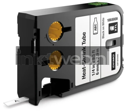 Dymo 1868809 zwart op wit breedte 6 mm