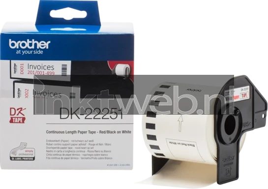 Brother DK-22251 wit Combined box and product