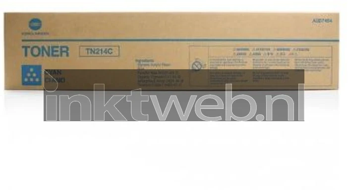 Konica Minolta TN214C cyaan Front box
