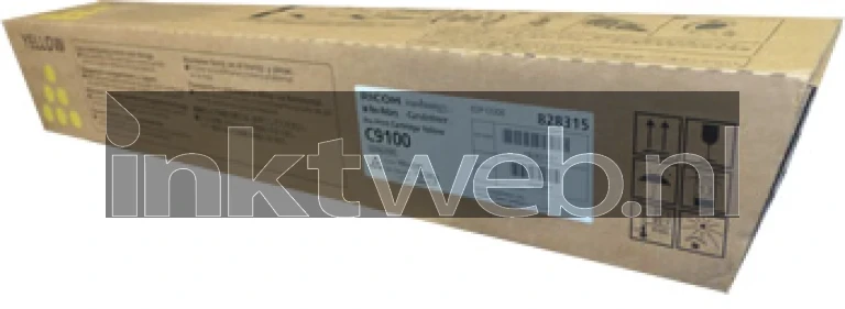 Ricoh C9100 geel Front box