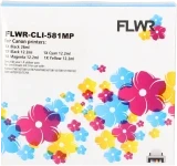 FLWR Canon CLI-581XXL Multipack zwart en kleur (Compatible XXL)