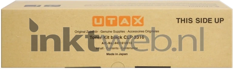 Utax CLP 3316 zwart Front box