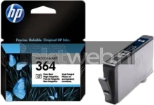 HP 364 Photo zwart Combined box and product