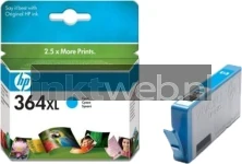 HP 364 Cyaan XL Combined box and product