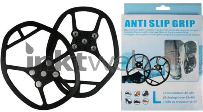 White label Anti Slip Grip voor schoenen zwart