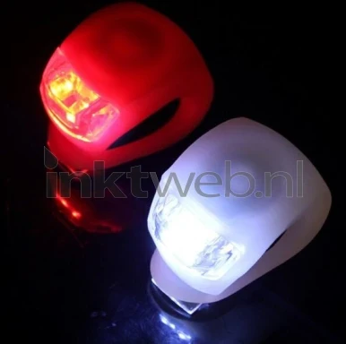 Benson 2 LED Fietslicht wit & rood incl. batterijen