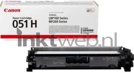 Canon 051H zwart (Origineel Hoge Capaciteit)