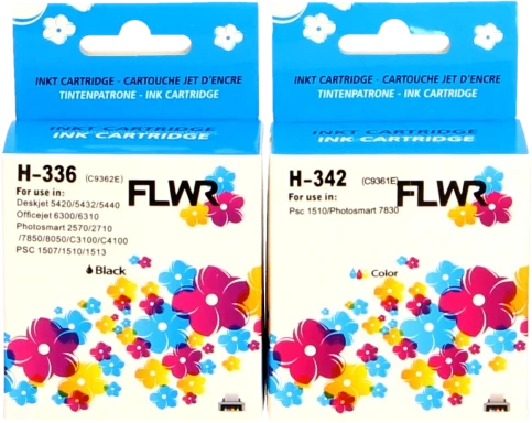 FLWR HP 336/342 Multipack zwart en kleur