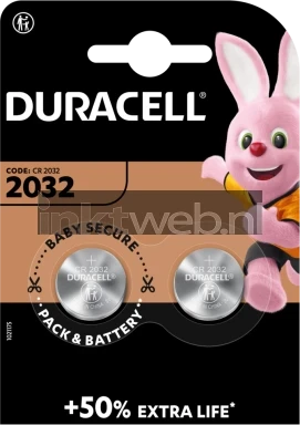 Duracell CR2032 2-pack Front box