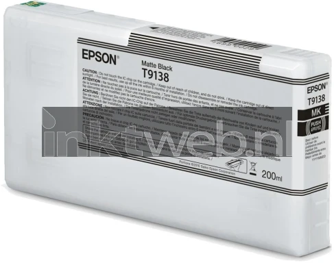 Epson T9138 mat zwart