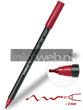 Edding 1255 Kalligrafiepen karmijn rood Product only