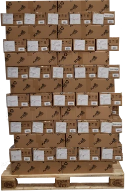 FLWR Zebra labels 910-Pack 102 mm x 150 mm  wit