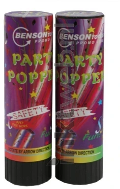 Benson Party popper (2) 16cm.