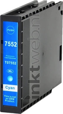 Huismerk Epson T7552 cyaan Product only