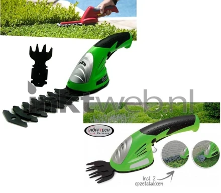 Höfftech accu 2-in-1 Buxus- grasschaar Li-ion 3,6V