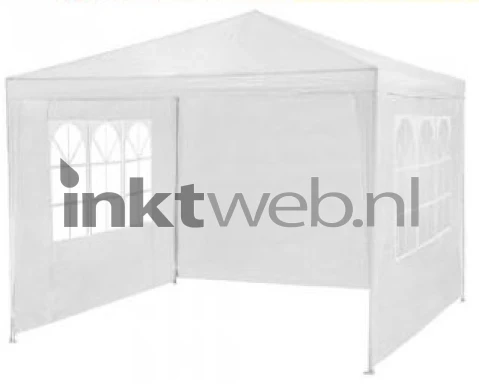 Benson Partytent 3 zijden 290x290x250cm. Wit