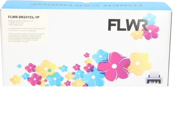 FLWR Brother DR-241 zwart en kleur