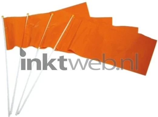 Haza Zwaaivlaggen 20 x 30 cm 50-Pack oranje