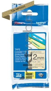 Brother TZE-MPGG31 zwart Front box