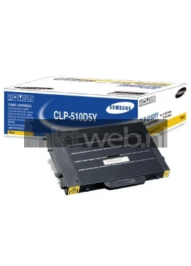 Samsung CLP-510D5Y Yellow Combined box and product