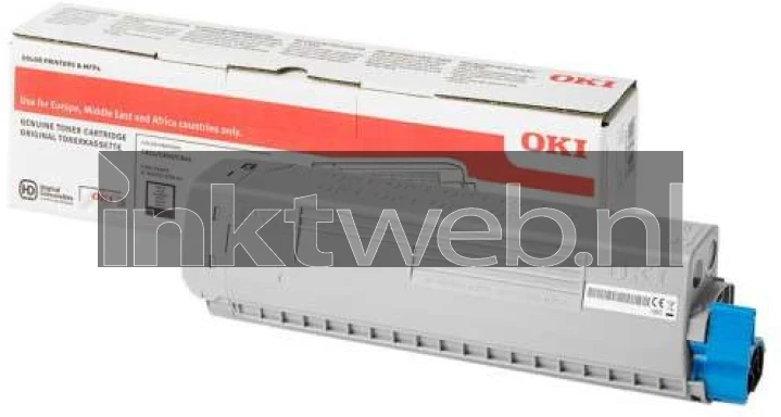 Oki C824 zwart Combined box and product