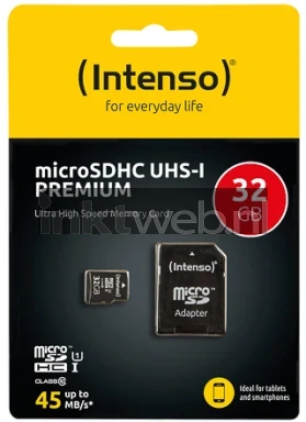 Intenso UHS-I micro SDHC kaart 32GB