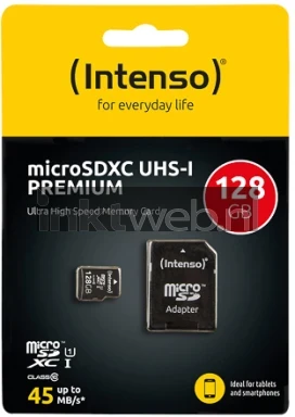 Intenso UHS-I micro SDXC kaart 128GB