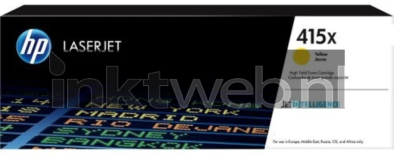 HP 415X geel Front box