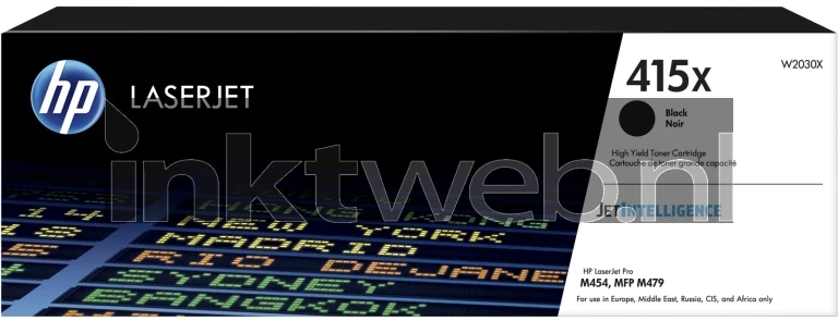 HP 415X zwart Front box