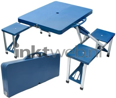Benson inklapbare picknicktafel blauw 4-persoons