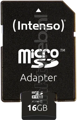 Intenso Micro SDHC kaart Class 10 16GB