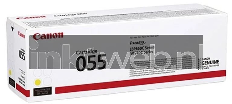 Canon 055 geel Front box