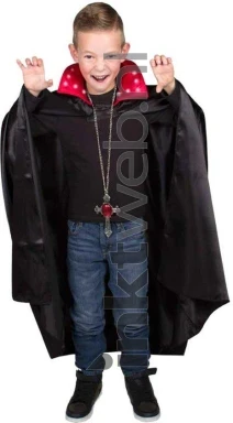 Folat Halloween cape voor kids met lichtjes zwart