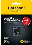 Intenso UHS-I SDXC kaart 64GB Front box