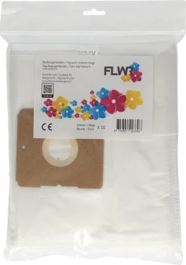 Huismerk FLWR 10 Stofzuigerzakken + Filter - 4000ES-A