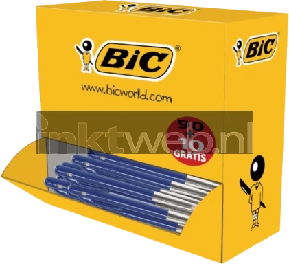 BIC Balpen Clic M10 100-pack blauw