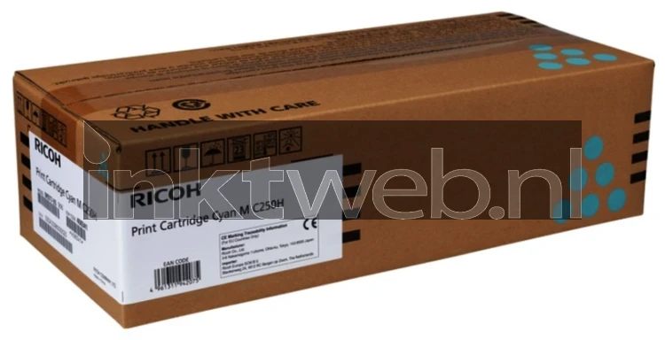 Ricoh 408353 toner cyaan Front box