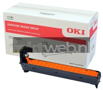 Oki C813 drum geel Combined box and product