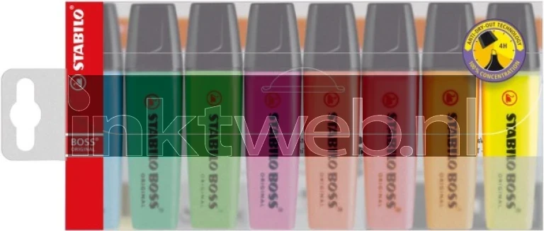 Stabilo Boss marker 8-pack assorti Product only