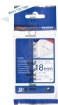 Brother TZe-FA4B blauw op wit breedte 18 mm