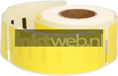 Huismerk Dymo 99010 130 labels per rol geel Product only
