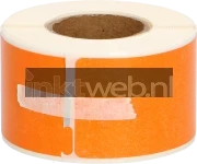 Huismerk Dymo 99010 130 labels per rol oranje Product only