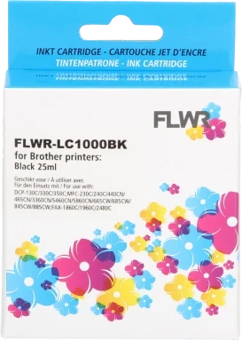 FLWR Brother LC-970BK / LC-1000BK zwart