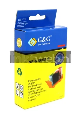 Canon CLI-8R rood voorkant doosje Front box