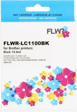 FLWR Brother LC-980BK zwart