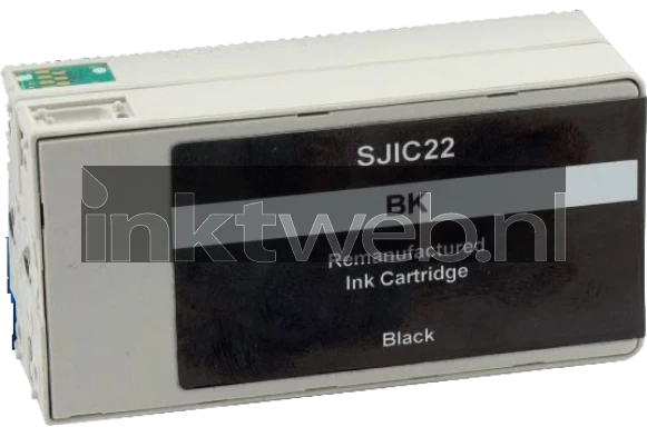 Huismerk Epson SJIC22PBK zwart Product only